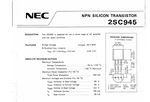 Lot Of Nec Npn 2SC945 Silicon Transistors Oscillator Low Speed Switching New. Fixed Price $24.99.