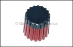 2 Pcs Tektronix Knob Red With Black Top Band P/n 366-1168-XX Nos. Fixed Price $14.00.