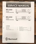 Sherwood RX-1010 RX-2010 Receiver Service Manual *original*. Fixed Price $24.97.