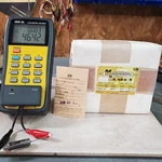 1990 Vintage Ussr K40Y-9 .047 F 400V Pio Capacitor Tested, With Results. Fixed Price $9.00.