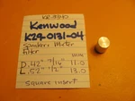 Kenwood K29-0131-04 Push Cap Knob KR-7340 KR-8340 KR-9340 Quad Receiver. Fixed Price $8.48.