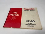 Fisher Stratakit Assembly Manual SKX-90 40 Watt Stereo Amplifier Original. Fixed Price $99.00.