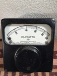 Antique Roller Smith Co Kilowatts Meter Gauge Steampunk Prop Sci Fi Industrial. Fixed Price $59.99.