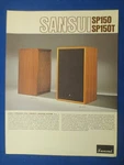 Sansui SP-150T Speakers Brochure Factory Original The Real Thing. Fixed Price $17.20.