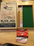 Carrom - Vintage Blackjack #7 Game Original Box Made Ludington Michigan 1966. Fixed Price $104.99.