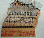 50 Pcs Stackpole 56K Ohm 10% RC07 Fixed Composition Resistors - Nos. Fixed Price $14.00.