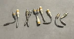Vintage,uher, Greatz, Pro J, Stenor ,microphone Cable Cord 9 Lot Preowned. Fixed Price $49.99.