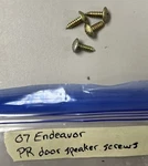 2007 Mitsubishi Endeavor Passenger Rear Door Speaker Screws. Fixed Price $19.99.