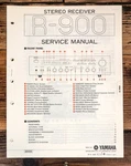 Yamaha R-900 Receiver Service Manual *original*. Fixed Price $29.97.