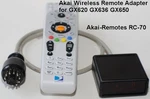 Wireless Remote Adapter RC-70 To Akai GX620 GX625 GX635 GX636 GX650. Fixed Price $85.00.