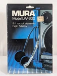 Vintage Mura LW-300 Headphones Dynamic High Fidelity Nib. Fixed Price $26.01.