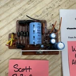Scott 36 As Receiver Parts - Power Supply Board. Fixed Price $25.00.