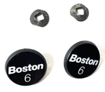Boston Acoustics Subsat 6 Series Ii Speaker Part - Pair Of Emblem Logo Badges. Fixed Price $14.99.