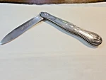Antique All Coin Silver Pocket/fruit Knife Bell Shanks Floral Design - Engraved. Fixed Price $163.60.