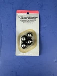 Archer Radio Shack #274-415 Pkg 3/4" Hexagonal Control Knobs 1/4" Shafts Nos. Fixed Price $5.99.