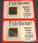 Lot Pair Of 700-S1 For Mono Lp Needle Stylus Astatic N8-1 Childrens Player. Fixed Price $12.95.