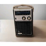 Vintage - 8" Stewart Am/fm Radio Tan Case, Plug In/battery Powered, Tested Works. Fixed Price $20.00.