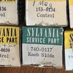 Sylvania 740-0117 Knob (slide) For Tv/radio Nos/nib. Fixed Price $10.99.
