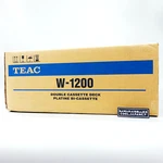 Teac Double Cassette Deck W-1200 Silver 100V High Quality Sound Japan New. Fixed Price $487.95.