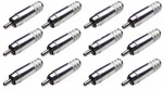 (12 Pack) Switchcraft 3502A Long Body Cable End Rca Male With Solder Terminals. Fixed Price $49.45.