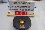 Audio Monitor CS300 Tweeter/mounting Screws Tested W/60 Watt Amp Read Below. Fixed Price $24.99.