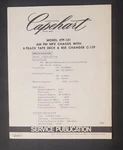 Capehart Model 8TP-101 Am/fm Mpx Receiver With Track Service Publication. Fixed Price $14.99.