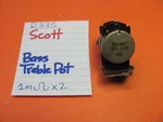 Hh Scott R33S Receiver Bass Treble Pot 1M Ohms X2. Fixed Price $10.97.