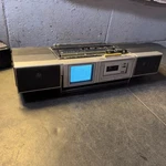 Vintage General Electric Model 3XM3226X Am Fm Stereo Tv Micro Cassette. Fixed Price $599.99.