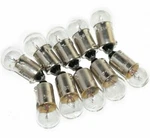10 Pack Parking / Turn Pilot Speedo Meter Bulbs 12 Volt 3.4W BA9S11 Ecs. Fixed Price $13.59.