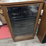 Technics Wood Grain Audio Rack Stack Components System Rare Beauty Pickup. Fixed Price $850.00.
