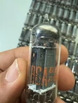 Rca 12BH7A Vacuum Tubes Long Gray Plates Halo. Fixed Price $10.00.