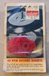 Rare Unopened Audiotex 45 Record Adapters Vintage 7 Spindle Inserts Nos. Fixed Price $7.00.