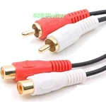 10M 30FT Twin Phono Extension Cable Gold Dual Rca To Female Sockets Extend. Fixed Price $9.98.