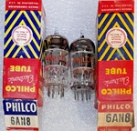 Pair 6AN8 Philco Nos Vacuum Tubes, Triplett 3444 Tested - Will Combine Shipping. Fixed Price $23.95.