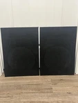 Vintage Oem Set Pair Of Klipsch Heresy 1 Black Speaker Grills 2 Original Grilles. Fixed Price $229.95.