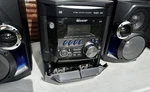 Sharp CD-XP5500 Mini Component System 3 Disc Player, Cassette Am/fm. Fixed Price $65.00.