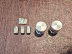 Lot Of Pioneer 70S Silverface Knobs Toggle Ends 5 Total Receiver Amp. Fixed Price $24.99.