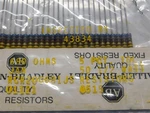 50 Mil-spec Allen Bradley RCR20G681JS 680 Ohm 1/2W 5% Carbon Comp. Resistors. Fixed Price $29.99.