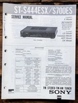 Sony ST-S444ESX ST-700ES Tuner Service Manual *original*. Fixed Price $19.97.
