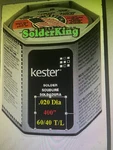 Genuine Kester Solder 63/37, 0.020 (0.50MM) Rosin Core, 400 Inch's + Free Flux. Fixed Price $7.99.