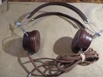 Vintage Headphones Cge Made England Patent No. 199678/ENGRAVED. Fixed Price $35.82.