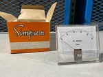 Simpson Panel Meter Cat. No. TV4DAA050 Model TV4, 0-50 Dca 4-1/2" Tru-vue, Nos. Fixed Price $22.49.