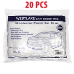 20 Pcs Xl Large Suv Mini Van Full Size Car Cover Water Dust Dirt Proof Clear Pe. Fixed Price $151.95.