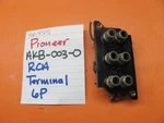 Pioneer AKB-003-0 6P Rca Terminal SX-525 Stereo Receiver. Fixed Price $8.22.