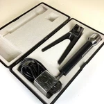 Vtg Grundig Gdm 313 Dynamic Cardioid Microphone W/table Stand Case. Fixed Price $39.00.