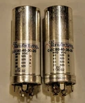 Two Capacitors Ce Mfg Can Electrolytic Mallory 525V, 80/40/30/20 Usa Mfd. Fixed Price $88.95.