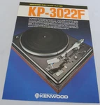 Kenwood KP-3022F Stereo Turntable Brochure Original Vintage. Fixed Price $9.99.