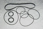 Nakamichi 700 Series Complete Belt Set With Idler Tires. Fixed Price $39.50.