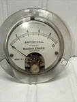 Vintage Western Electric Amperes Dc Panel Meter KS-14507-L18 Lucite Case. Fixed Price $19.00.