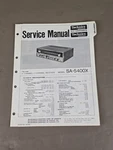 Technics Receiver SA-5400X Service Manual D-5710. Fixed Price $64.95.